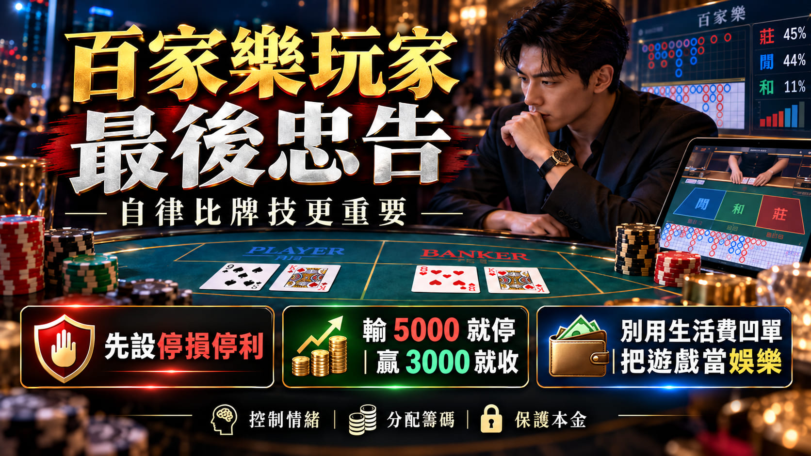 想驗證剛剛學會的百家樂下注策略?馬上挑選優質牌桌實戰試水溫!